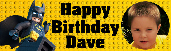 Batman Lego Birthday Banner – MATTEO PARTY