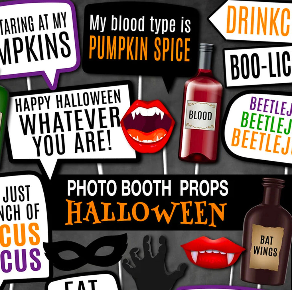 Spooky Photo Booth Props