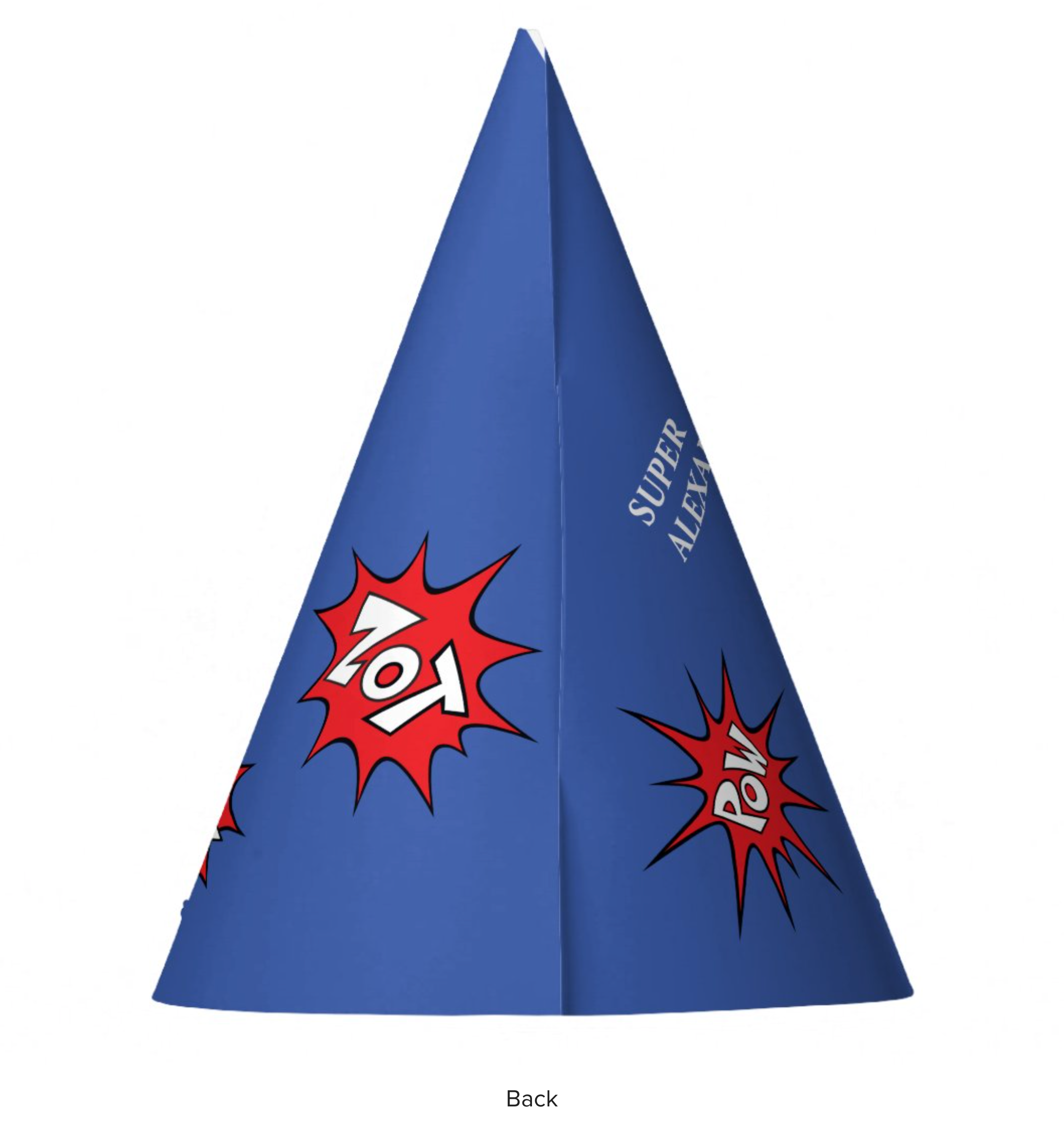 PHA159 Greatest Kid Superhero Awesome Comic Birthday Party Hat Custo pha159-greatest-kid-superhero-awesome-comic-birthday-party-hat-custo