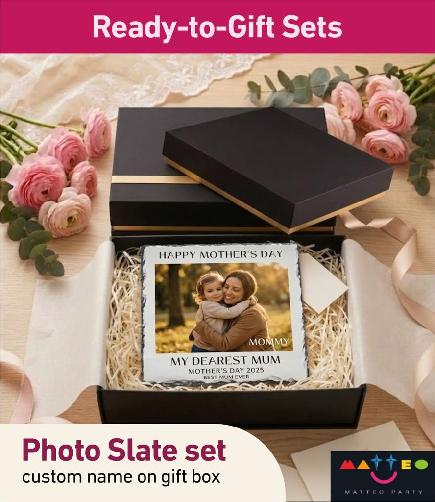 Custom Photo Slate Box Set – MATTEO PARTY