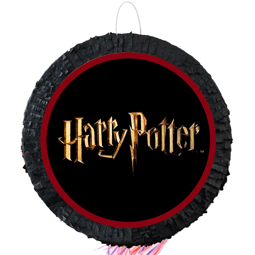 Harry Potter Logo Pinata Set with Blindfold and Bat – MATTEO PARTY