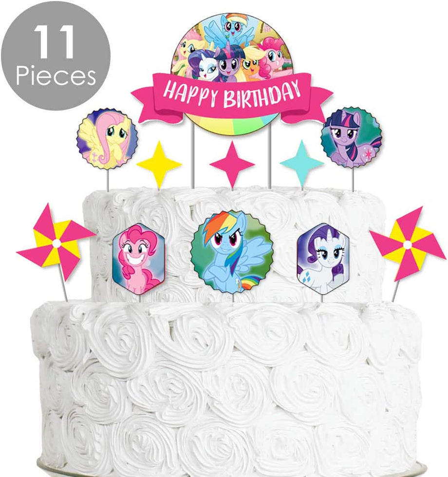 Birthday Cake Flower Candles with Happy Birthday Music Rotating Setup - Purple
