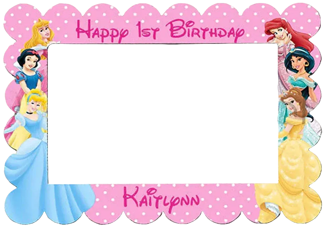 Princess Frame Background Princess Background Frame PRINCESS DISNEY Design Template | Pixiz