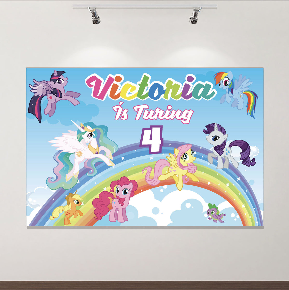My Little Pony Backdrop 60x40 Inch – MATTEO PARTY