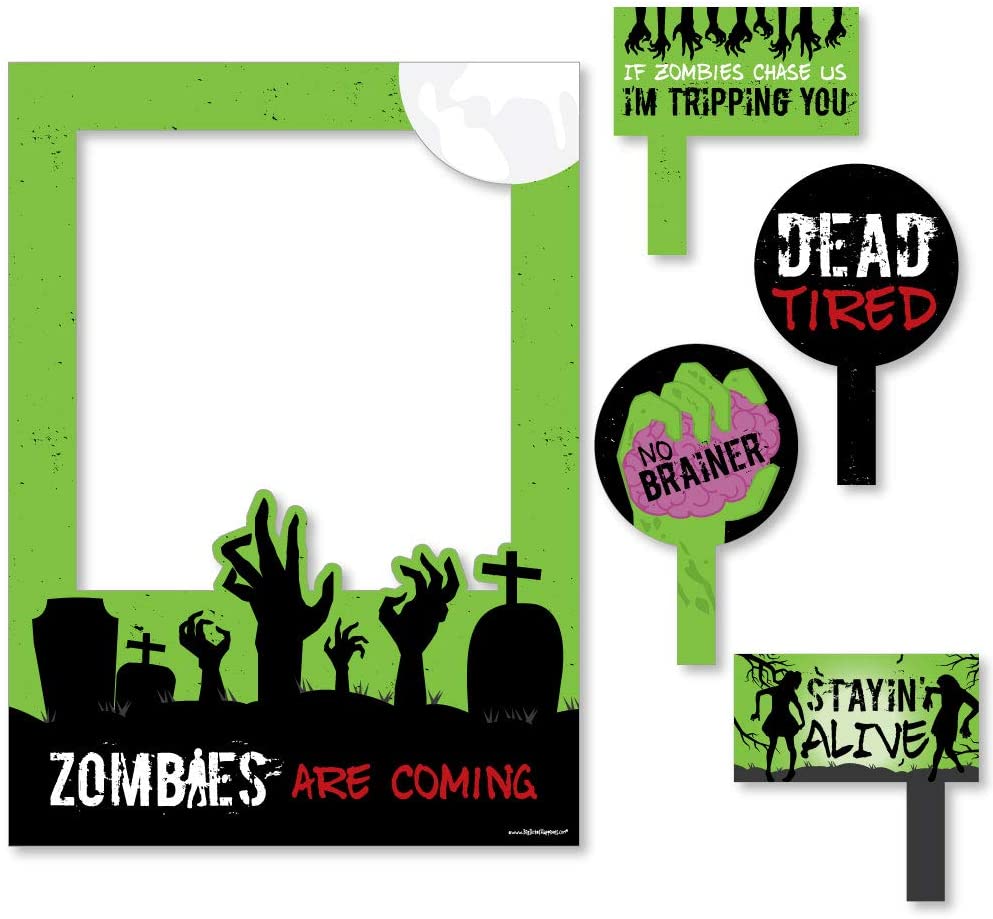 PB1166 Zombie Crawl Party Photo Booth Frame & Props – MATTEO PARTY