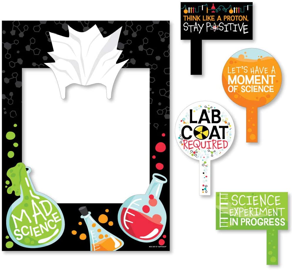 Dg Lab Photo Frame PB1048 Scientist Lab Photo Booth Frame & Props – MATTEO PARTY