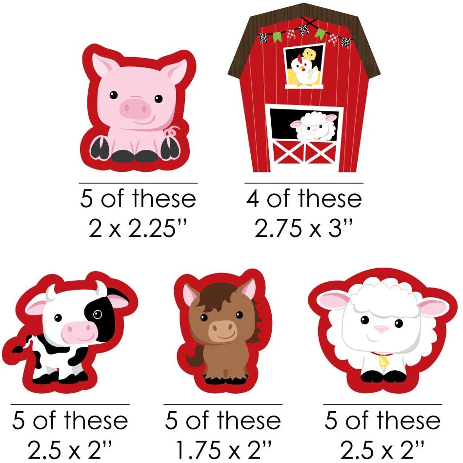 Farm Animals - DIY Shaped Baby Shower or Birthday Party Cut-Outs - 24 – MATTEO PARTY farm-animals-diy-shaped-baby-shower-or-birthday-party-cut-outs-24-matteo-party