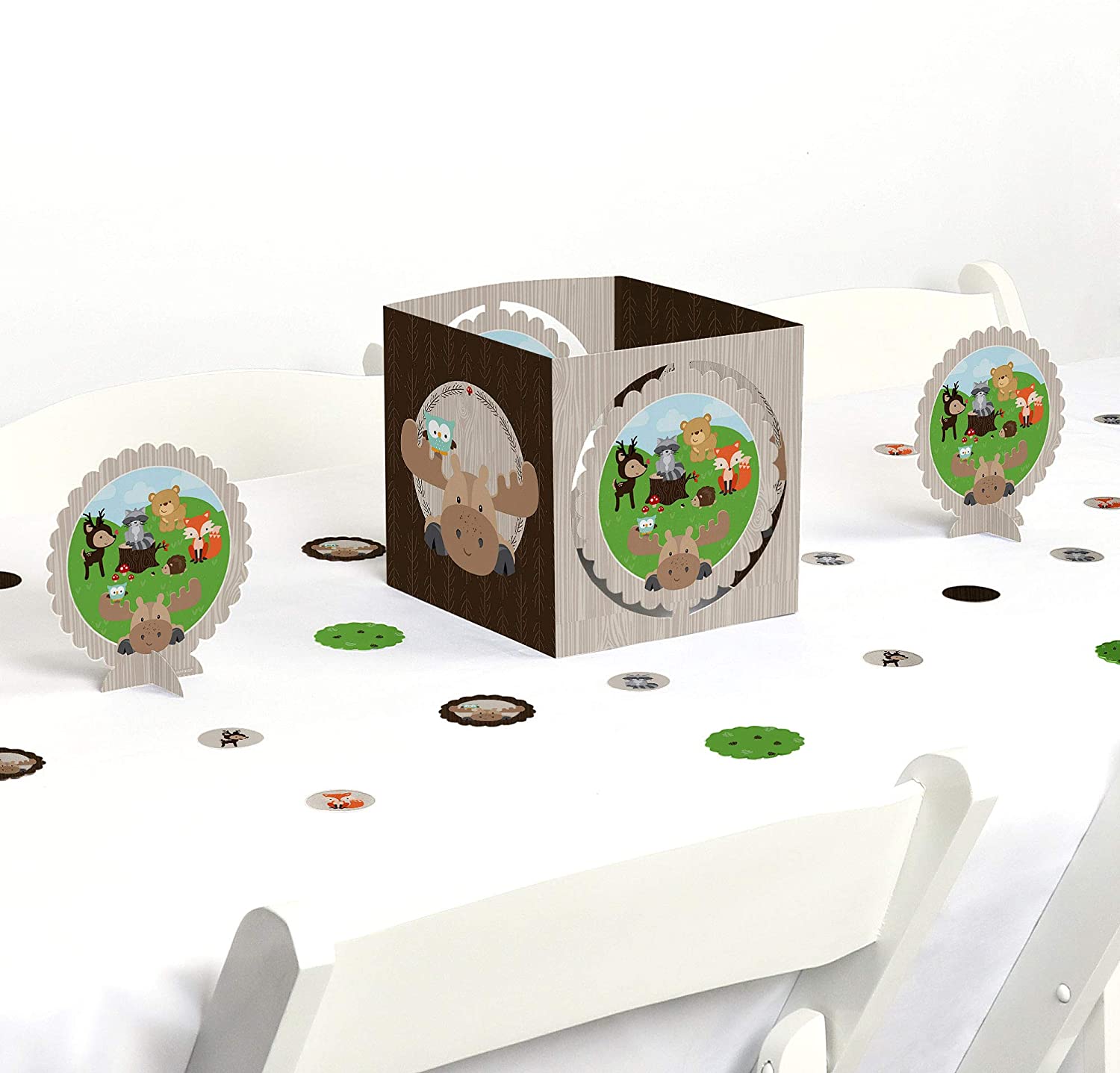 Woodland Creatures Baby Shower or Birthday Party Centerpiece