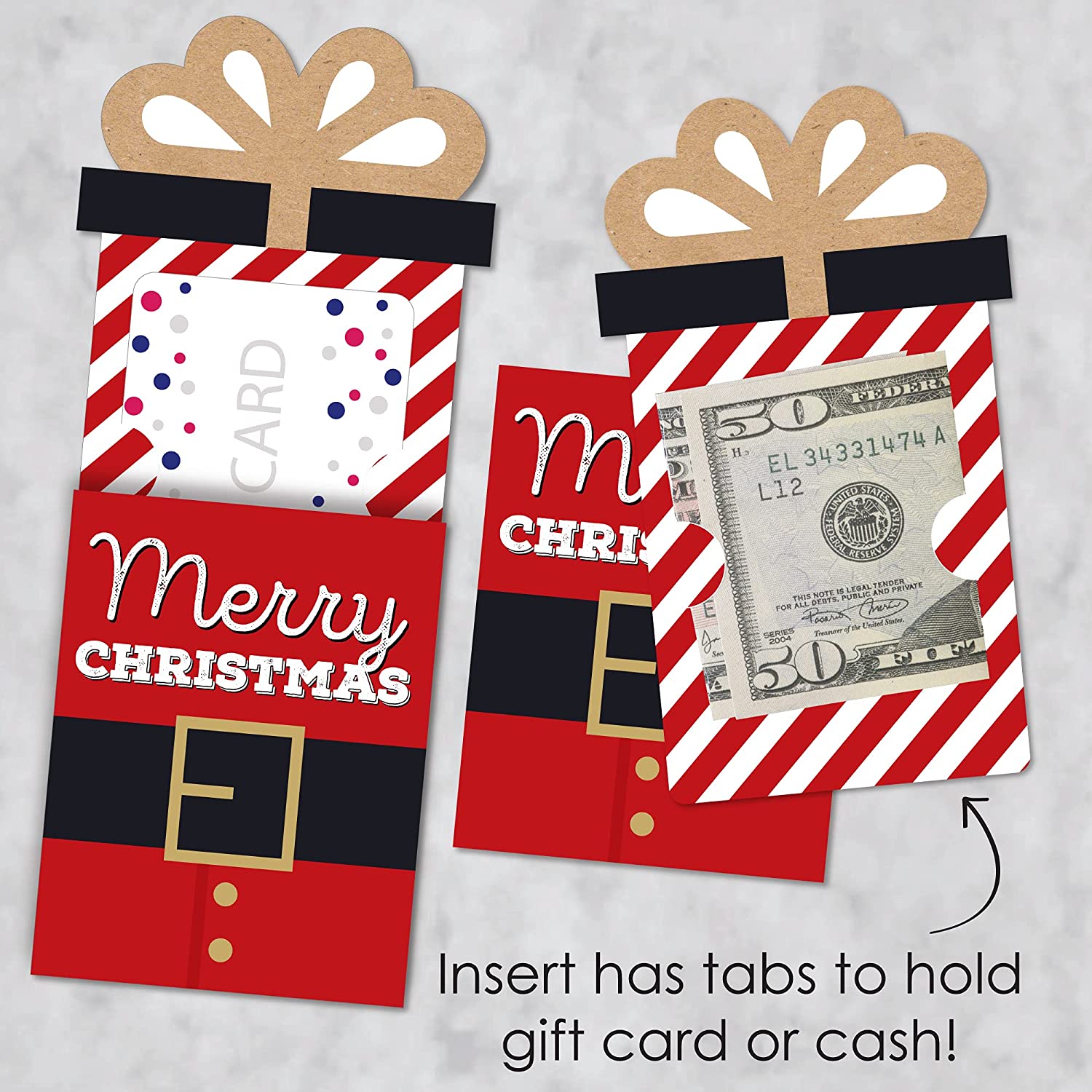 Jolly Santa Claus - Christmas Party Money and Gift Card Sleeves - Nift MATTEO PARTY Jolly Santa Claus - Christmas Party Money and Gift Card Sleeves - Nift MATTEO PARTY
