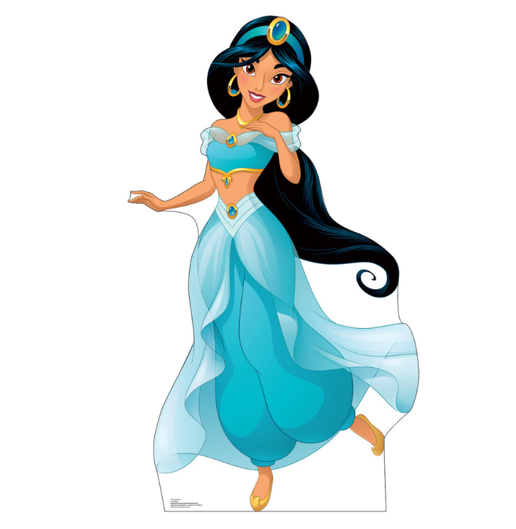 Jasmine (Disney's Aladdin) 62 x 36 (height x width) inches MATTEO PARTY Jasmine (Disney's Aladdin) 62 x 36 (height x width) inches MATTEO PARTY